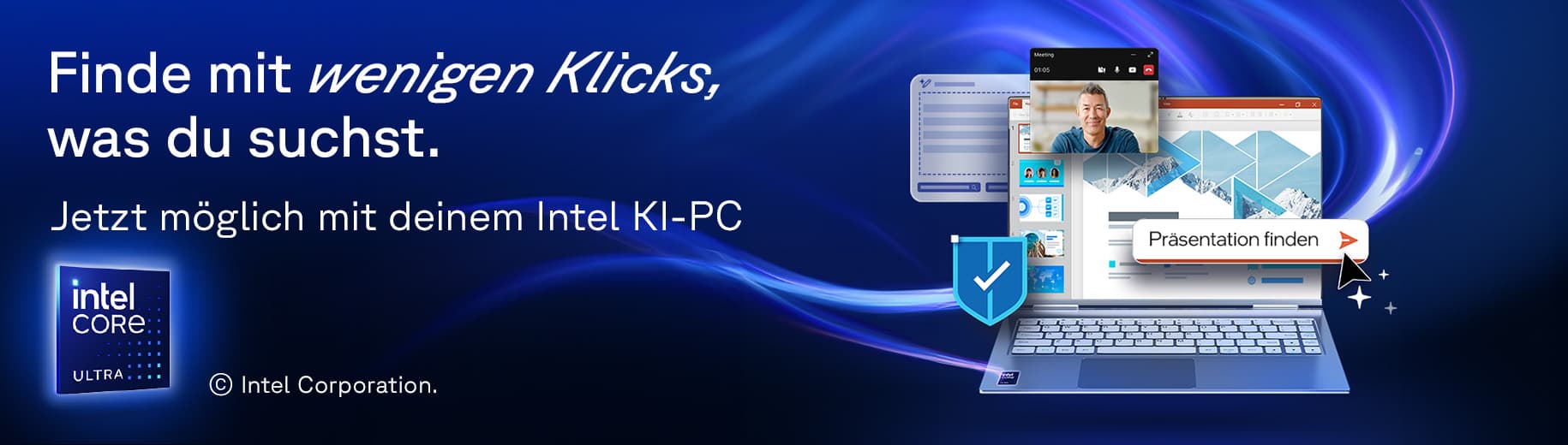 Zu den Produkten mit Intel® Core™ Ultra-Prozessoren