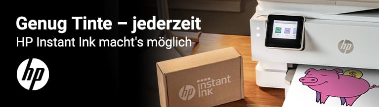 Zu den HP-Druckern mit Instant-Ink-Support