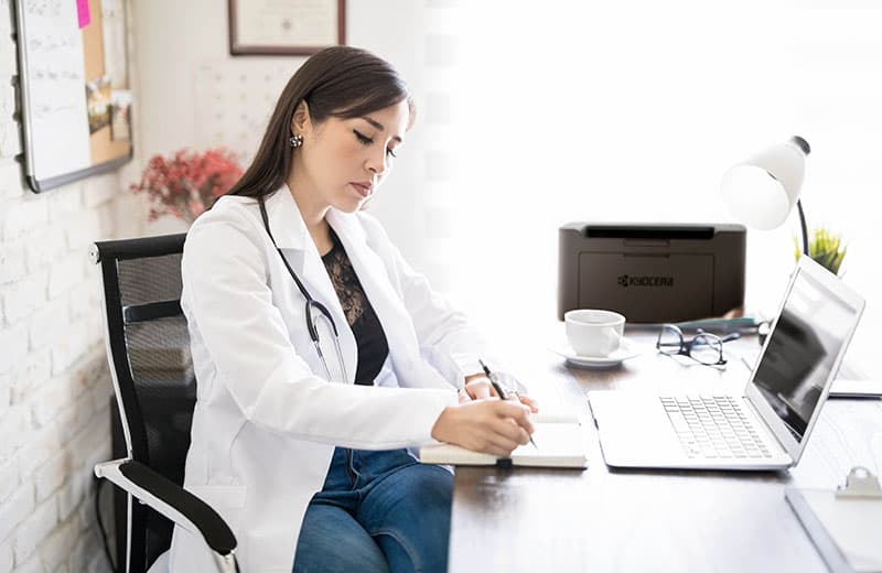 Zu den Laserdruckern von KYOCERA