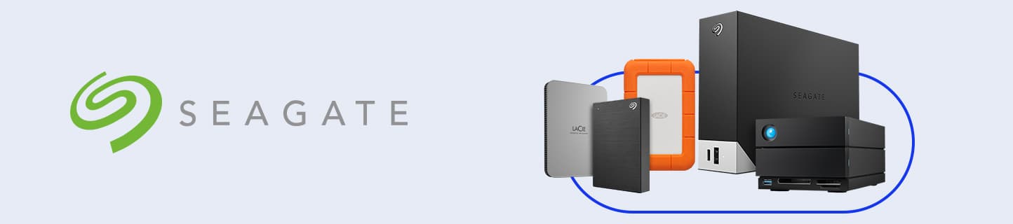 Seagate & LaCie: HDDs & SSDs