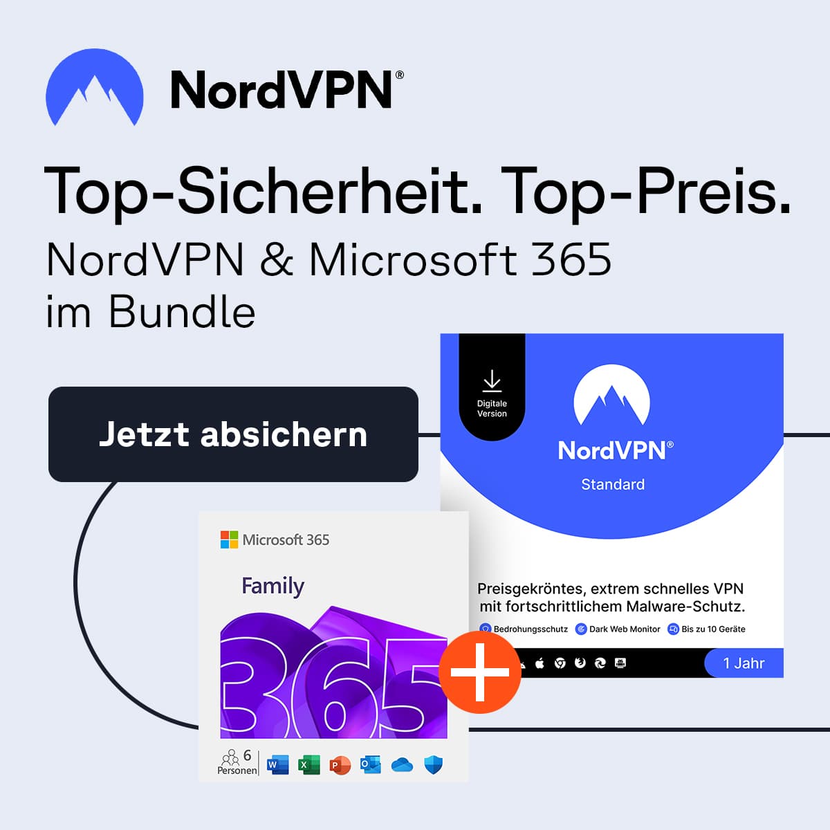 Hole dir NordVPN & Microsoft 365 im Bundle