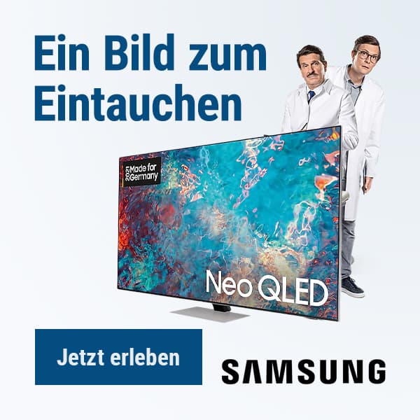 Zum Samsung QLED Fernseher bei Cyberport