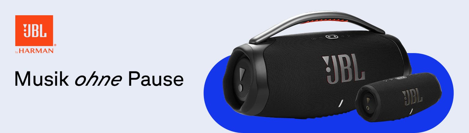 Zu den tragbaren Bluetooth- & WLAN-Lautsprechern von JBL