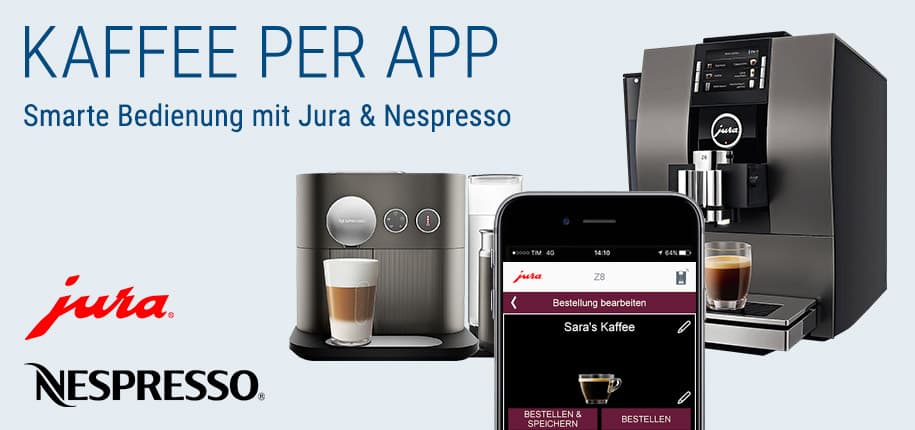 Zu den smarten Kaffeemaschinen