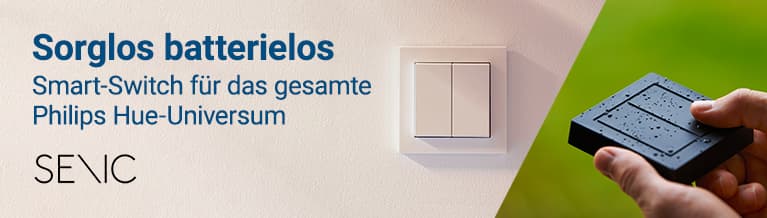 Zum smarten Lichtschalter von Senic