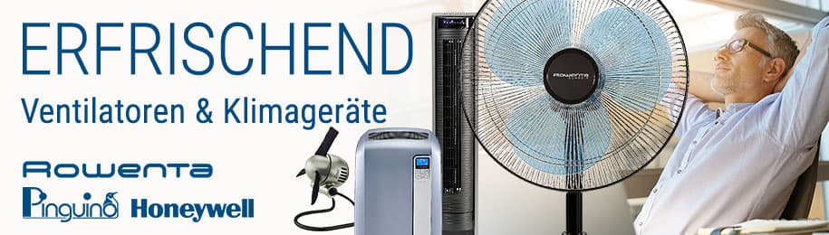 Zu den Ventilatoren & Klimageräten