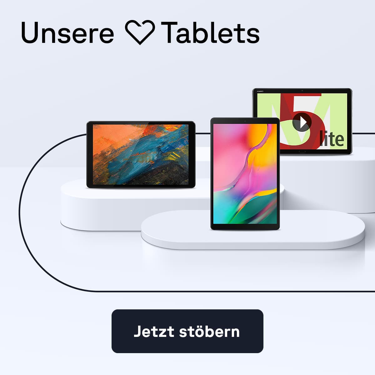 Zu den aktuell beliebtesten Tablets bei Cyberport